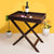 XL Premium Croc Leather Butler Table