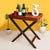 XL Premium Croc Leather Butler Table