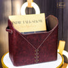 Leather Magazine Holder